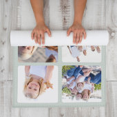 Gepersonaliseerde Familiefotocollage - Monogram Yogamat
