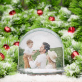 Gepersonaliseerde Familiefoto's Keepsake Snow Were Sneeuwbol (Kerstmis)