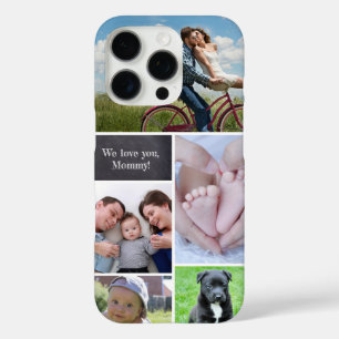 Gepersonaliseerde familieherinneringen Fotocollage iPhone 16 Pro Hoesje