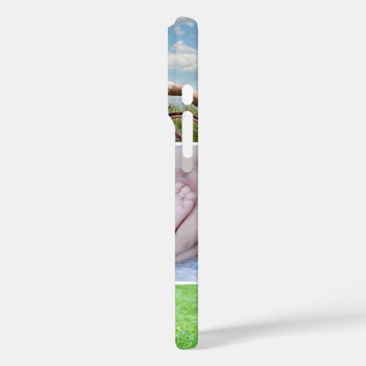 Gepersonaliseerde familieherinneringen Fotocollage Case-Mate iPhone Case (Achterkant / Links)