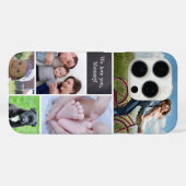 Gepersonaliseerde familieherinneringen Fotocollage Case-Mate iPhone Case (Achterkant (horizontaal))