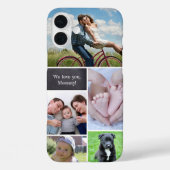 Gepersonaliseerde familieherinneringen Fotocollage Case-Mate iPhone Case (Achterkant)