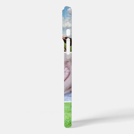 Gepersonaliseerde familieherinneringen Fotocollage Case-Mate iPhone Case (Achterkant / Links)