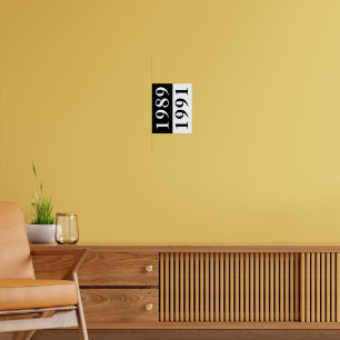 Gepersonaliseerde familiekunst  Cadeau voor echtpa Poster