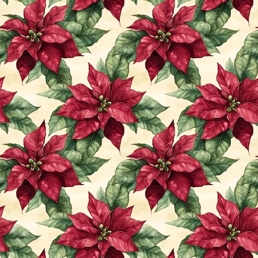 Gepersonaliseerde familienaam Christmas poinsettia Servet