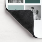 Gepersonaliseerde familienaam Collage Foto Gift Muismat (Hoek)