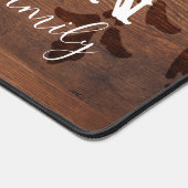 Gepersonaliseerde familienaam Desk Mat (Hoek)