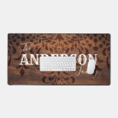 Gepersonaliseerde familienaam Desk Mat (Keyboard & Muis)