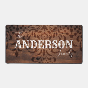Gepersonaliseerde familienaam Desk Mat