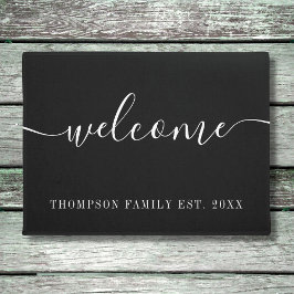 Gepersonaliseerde familienaam deurmat
