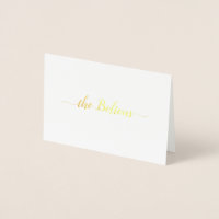 Gepersonaliseerde familienaam Elegant Stationery G