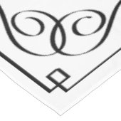 Gepersonaliseerde familienaam gevestigde tabeldoek tafelkleed (Gekanteld)