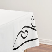 Gepersonaliseerde familienaam gevestigde tabeldoek tafelkleed (Voorbeeld)