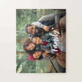 Gepersonaliseerde familienaam Hartfoto Puzzel Legpuzzel (Verticaal)