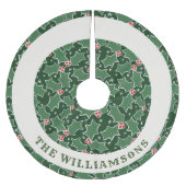 Gepersonaliseerde familienaam Kerstboom rok (Voorkant)