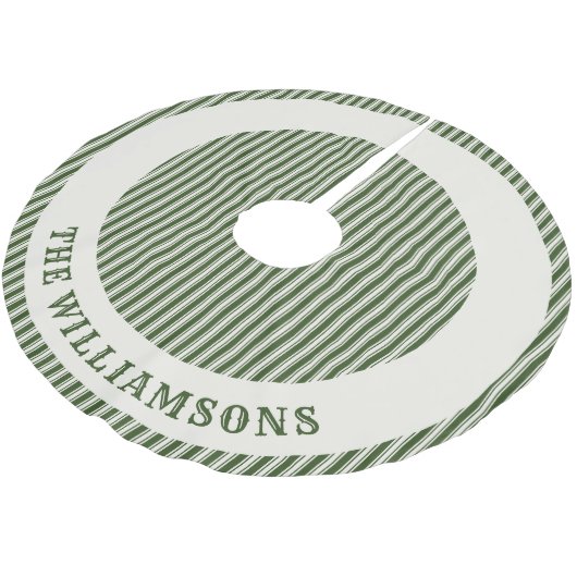 Gepersonaliseerde familienaam Kerstboom rok (Gekanteld)