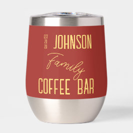 Gepersonaliseerde familienaam Koffie