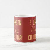 Gepersonaliseerde familienaam Koffie Koffiemok (Center)