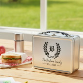 Gepersonaliseerde familienaam Monogram Metalen Lun