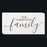 Gepersonaliseerde Familienaam Muur Teken Houten Kist Print<br><div class="desc">Voeg een familienaam toe aan uw huis,  of geef het aan iemand die de wereld voor u betekent! Muurdecoratie voor de boerderij,  hut of strandhuisje. Aangepaste familienaam wandbord met elegante kalligrafie. Een perfecte touch voor uw interieur of als een housewarming cadeau.</div>