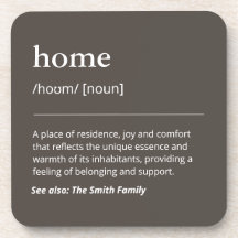 Gepersonaliseerde familienamen minimalistisch eenv