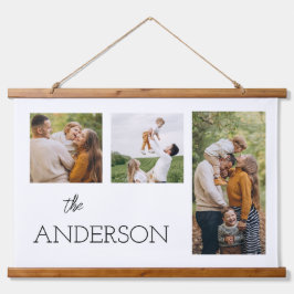 Gepersonaliseerde Familieportret afbeeldingen foto Hangend Wandkleed