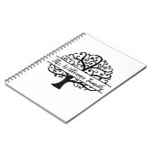 Gepersonaliseerde familiestructuur notitieboek (Linkerzijde)