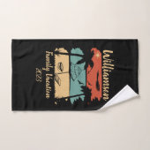 Gepersonaliseerde familievakantie bad handdoek (Handdoek)