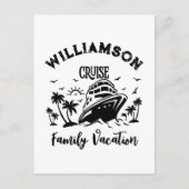 Gepersonaliseerde familievakantie briefkaart (Voorkant)