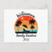 Gepersonaliseerde familievakantie feestdagenkaart (Voorkant)