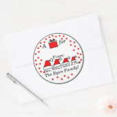 Gepersonaliseerde Family Gift Sticker (Envelop)