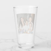 Gepersonaliseerde Family Photo Custom Keepsake Glas (Achterkant)