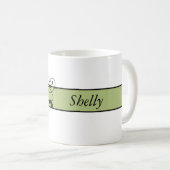 Gepersonaliseerde Fancy Vlaanderen Monogrammed Koffiemok (Voorkant rechts)