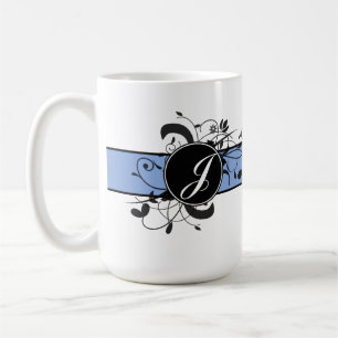 Gepersonaliseerde Fancy Vlaanderen Monogrammed Koffiemok