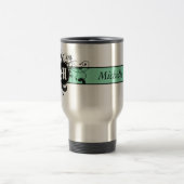 Gepersonaliseerde Fancy Vlaanderen Monogrammed Reisbeker (Center)