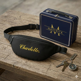 Gepersonaliseerde Fanny Pack met uw aangepaste naa Heuptasje