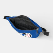 Gepersonaliseerde fanny pack tas met baseball prin (Open)