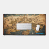 Gepersonaliseerde fantasie kaart Desk Mat (Keyboard & Muis)