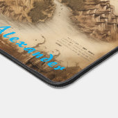 Gepersonaliseerde fantasie kaart Desk Mat (Hoek)