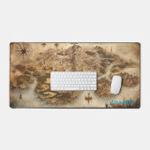Gepersonaliseerde fantasie kaart Desk Mat (Keyboard & Muis)