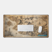 Gepersonaliseerde fantasie kaart Desk Mat (Keyboard & Muis)