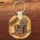 Gepersonaliseerde Fantasy Football Loser Gifts, Ch Sleutelhanger (Voorkant)