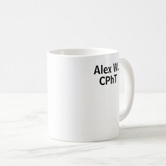 Gepersonaliseerde Farmacie Technicus Mama Beer Mok (Voorkant rechts)