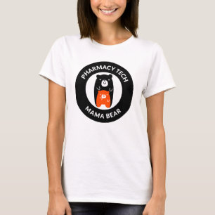 Gepersonaliseerde Farmacie Technicus Mama Beer T-shirt