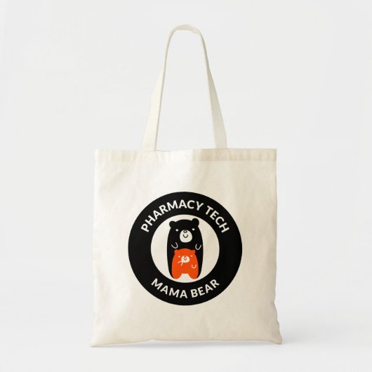 Gepersonaliseerde Farmacie Technicus Mama Beer Tote Bag (Voorkant)
