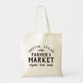 Gepersonaliseerde Farmer's Market Kruidenier Canva Tote Bag (Voorkant)