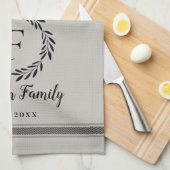Gepersonaliseerde Farmhouse Kitchen Dish Towel Theedoek (Quarter Fold)