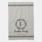 Gepersonaliseerde Farmhouse Kitchen Dish Towel Theedoek (Verticaal)