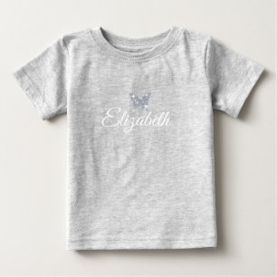 gepersonaliseerde faux diamant sparkle butterfly
