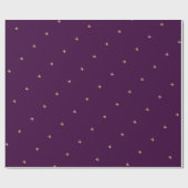 Gepersonaliseerde Faux Gold Monogram Initialen Paa Cadeaupapier (Vlak)